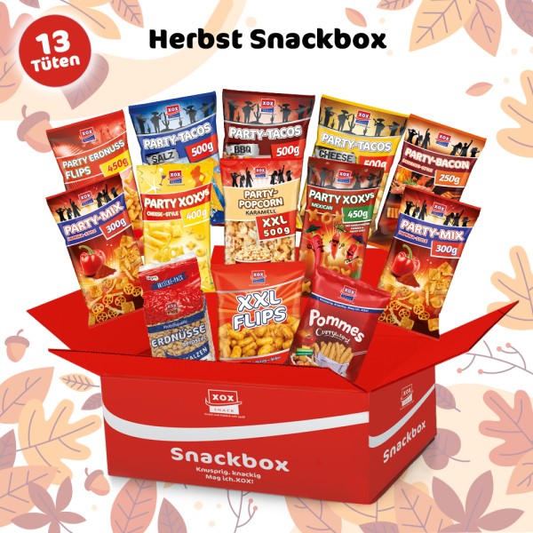 XOX Herbst Snackbox - 13 Tüten