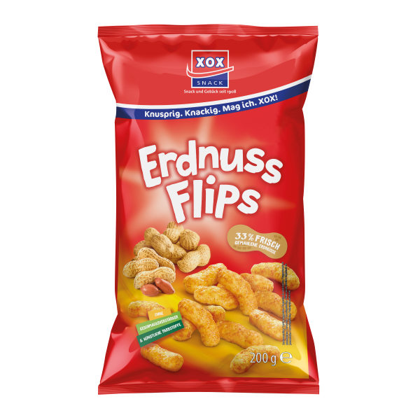 XOX Erdnussflips 200g