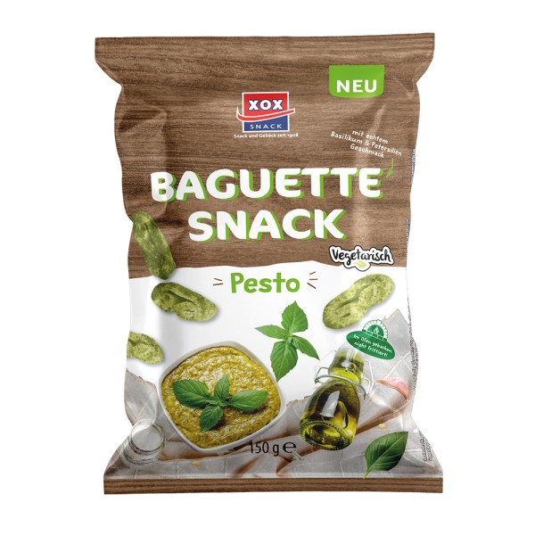 XOX Baguette Snack Pesto 150g