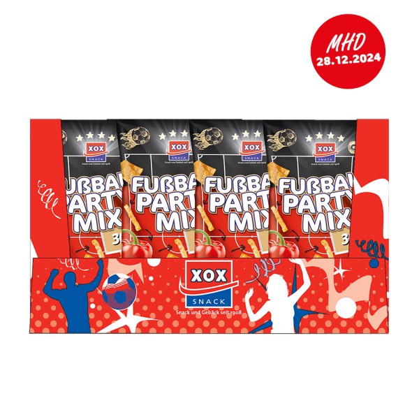 XOX Party-Mix Fußball Karton 300g - MHD 28.12.2024