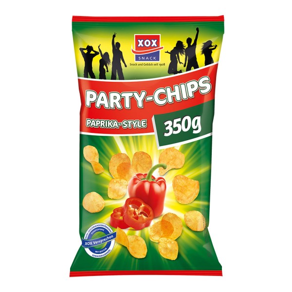 XOX Party-Chips Paprika-Style 350g