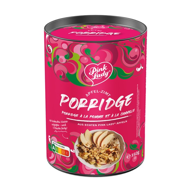 Pink Lady Apfel Zimt Porridge