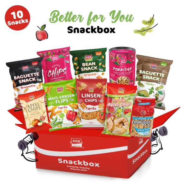 XOX Better for you Snackbox - 10 Tüten