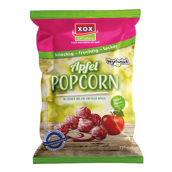 XOX Apfelpopcorn 125g