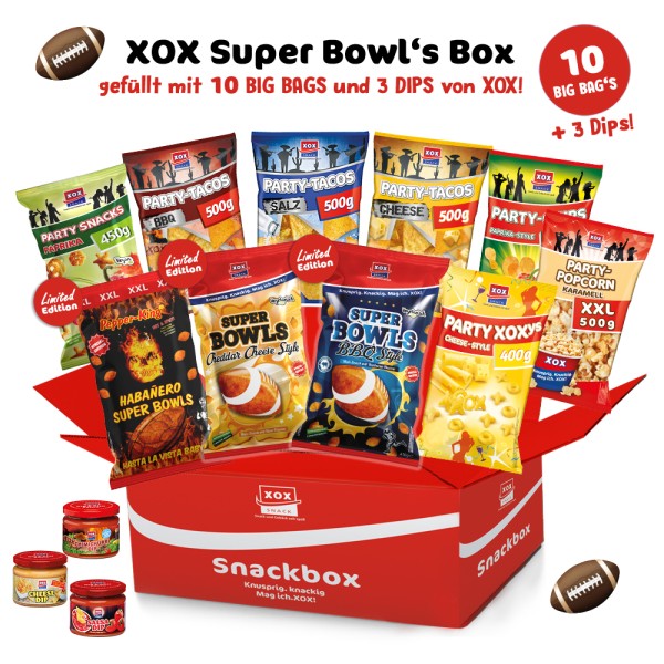 XOX Super Bowl's Snackbox