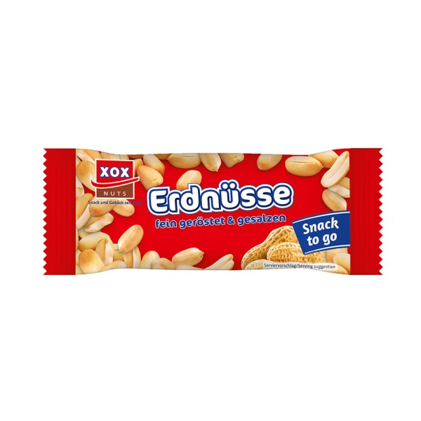 XOX Erdnüsse gesalzen 50g (20 Stück)